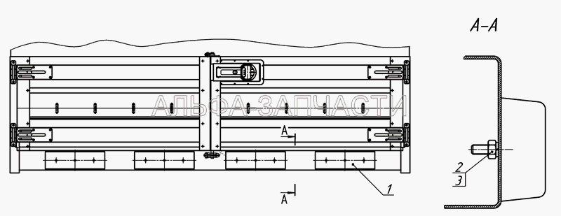 93341-2801700-08 Установка буферов (5511-8601144-10 Амортизатор платформы) 